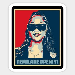 Temilade Openiyi Hope Poster Art Sticker